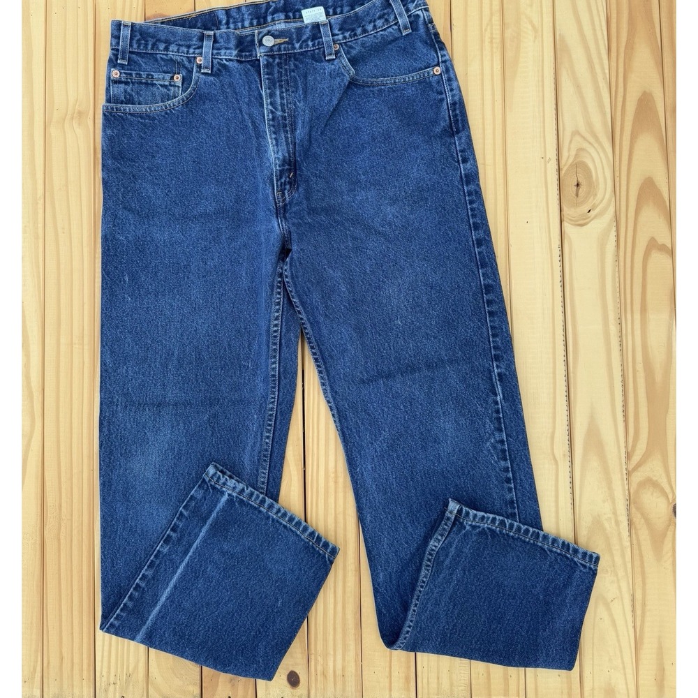 Vintage Levis Jeans Mens Size 36x32 505 Regular Fit Straight Leg Red Tab Y2K
